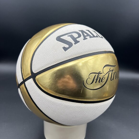 Rare 2005 Spalding NBA White/Gold Official Finals Ball 29.5" Basketball NOS - Picture 9 of 10